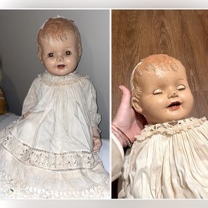 ❌SOLD!❌Antique creepy Vintage Madame Alexander or Effanbee doll